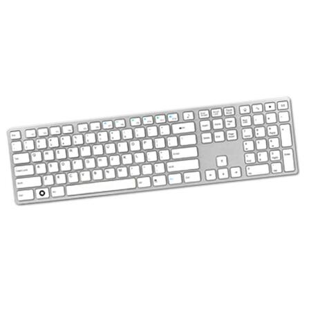 UPGRADE Keyboard for Pc Xslim Aluminum Design - White - UP105064